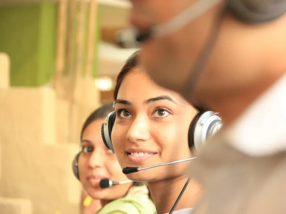 Support team members on a call